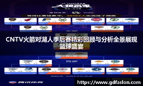 CNTV火箭对湖人季后赛精彩回顾与分析全景展现篮球盛宴